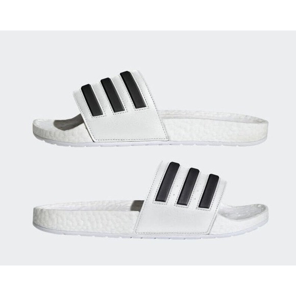 adidas Slides Men Size 13 Women 14 Adilette Boost Sandal FY8154 FY8155 - Picture 2 of 9